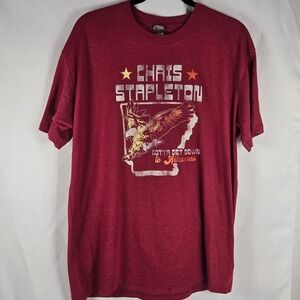 Next Level Apparel‎ Chris Stapleton Gotta Get Down Arkansas T-Shirt XL Country